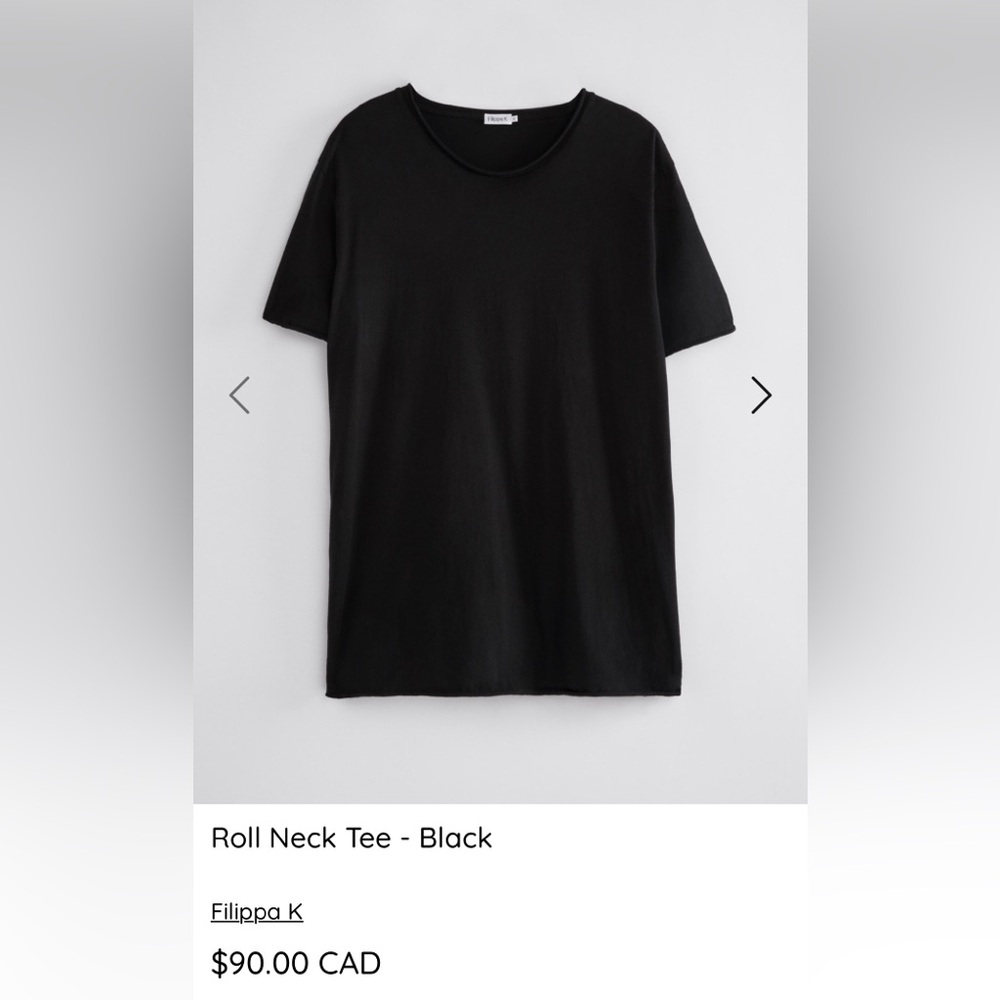 Falippa K roll neck t- black